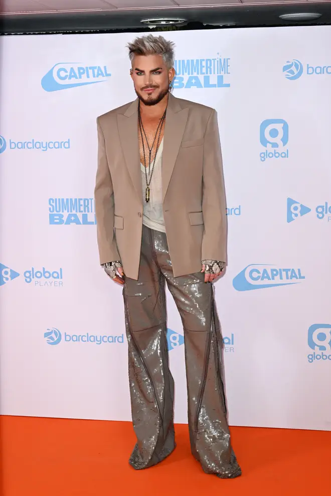 Adam Lambert on the #CapitalSTB red carpet