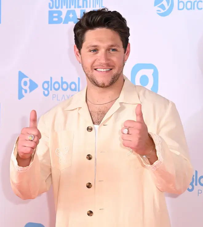 Niall Horan gives us a thumbs-up before his set at Capital's Summertime Ball