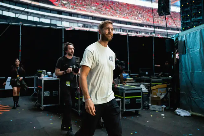 Calvin Harris on his way to bring the tunes to Wembley Stadium