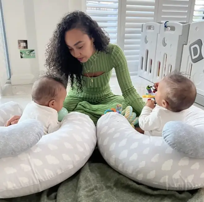 Leigh-Anne Pinnock became a mum to her twin babies in August 2021