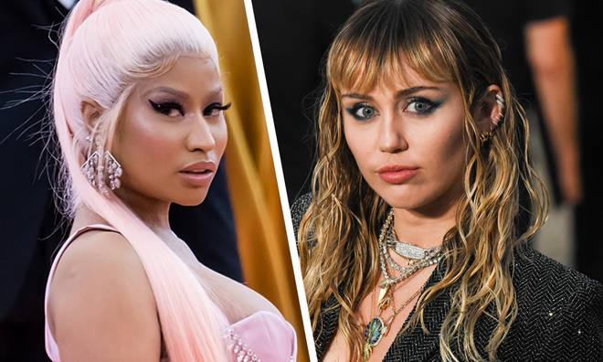 Nick Minaj reignites feud with Miley Cyrus