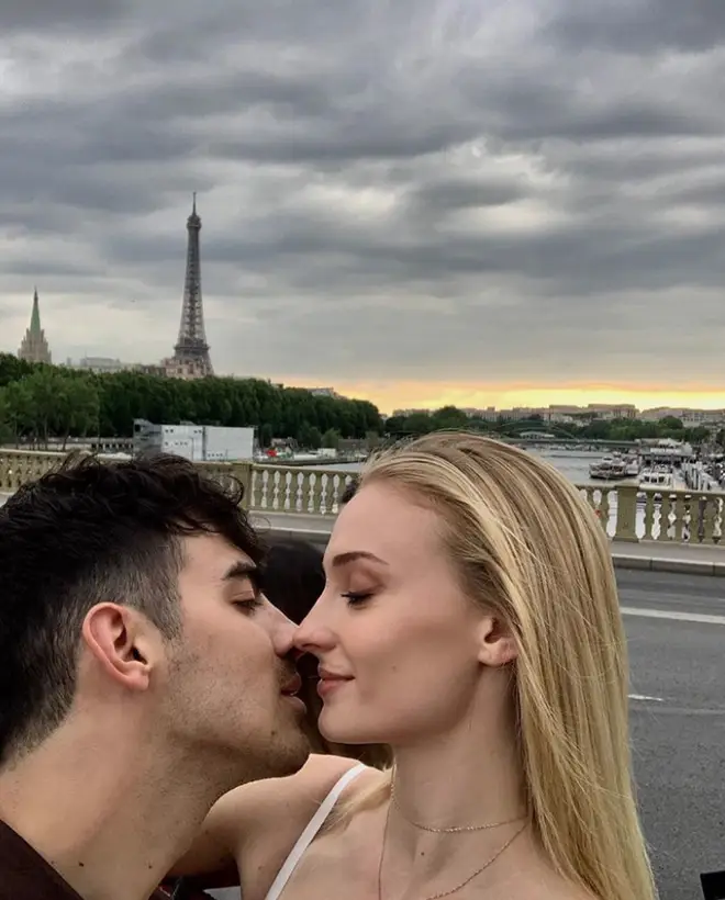 Joe and Sophie flew to Paris one week ahead of their wedding
