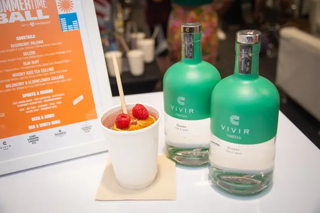 Vivir Tequila drinks were available at STB