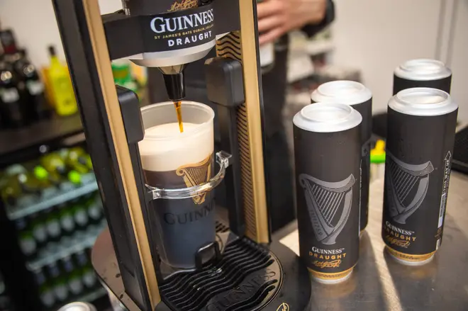 Guinness was available at STB