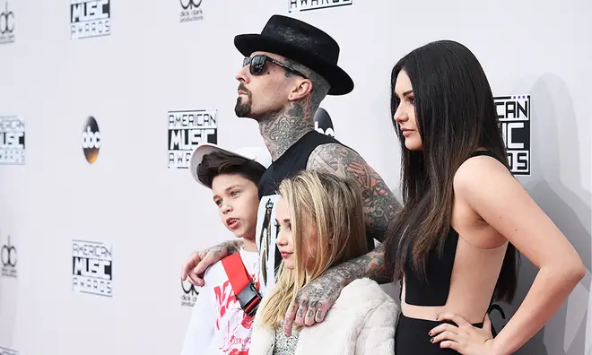 Travis Barker has two children with his ex wife