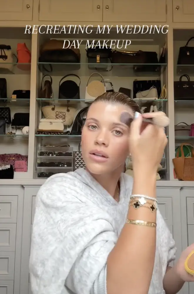 Sofia Richie recreated her wedding day makeup