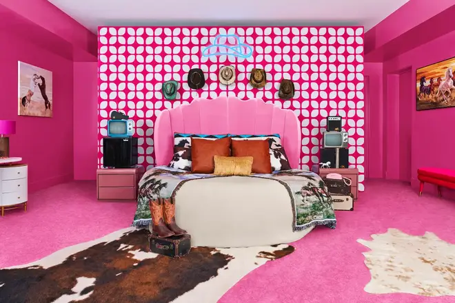Every room is a pink Barbie dream