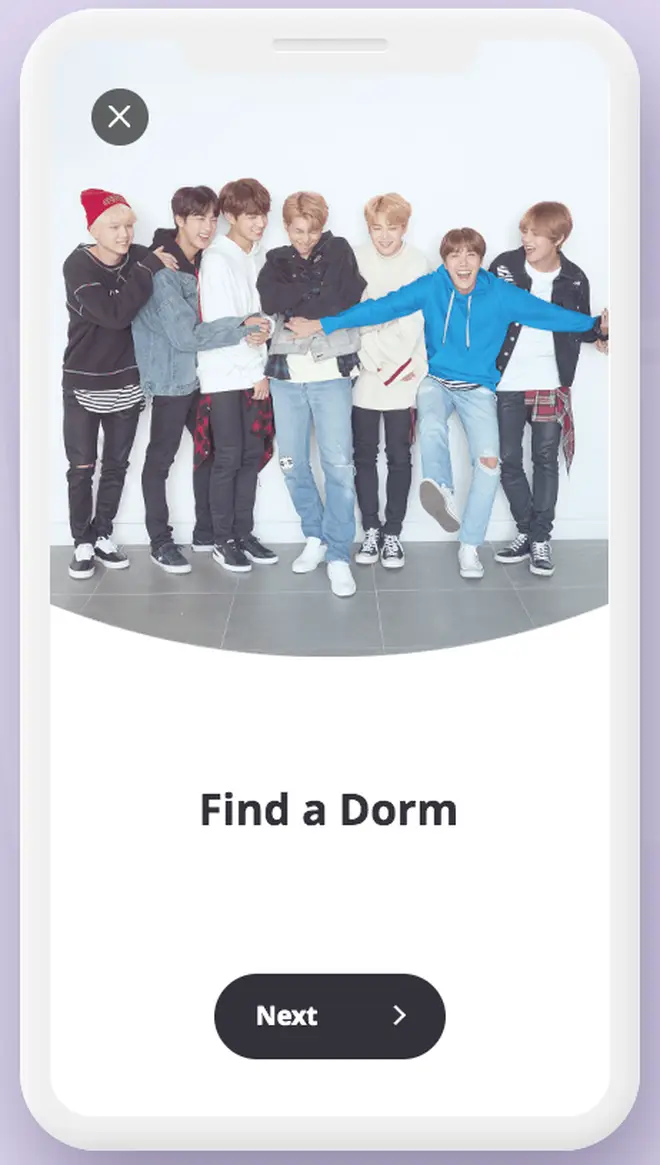 The app gives you the opportunity to mange BTS' lives as they become superstars