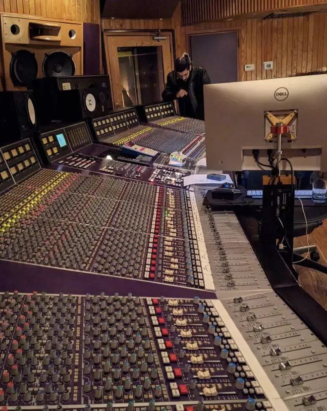 Zayn recently shared pictures in the studio