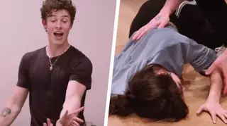 Camila Cabello gets dropped by Shawn Mendes in rehearsals