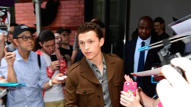 Tom Holland saved a fan who was being crushed against a barricade