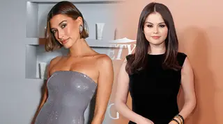 Hailey Bieber has slammed the 'dangerous narratives' of her 'made-up' feud with Selena Gomez