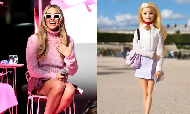 Margot Robbie channels her preppy Barbie