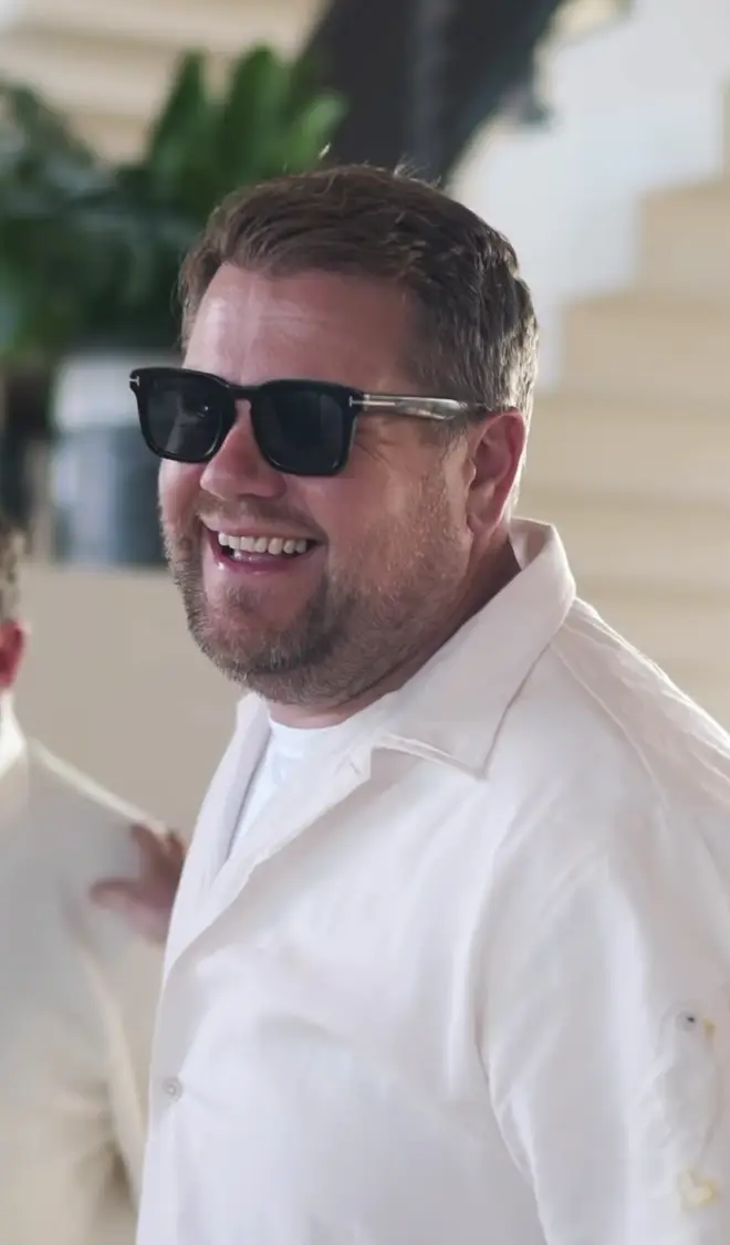 James Corden at the Fourth of July party