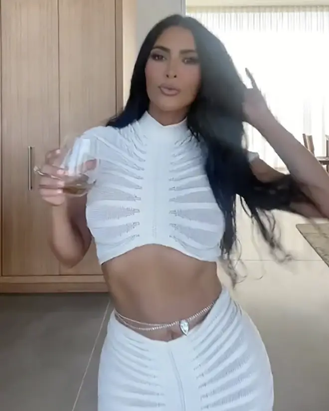 Kim Kardashian at Michael Rubin's party