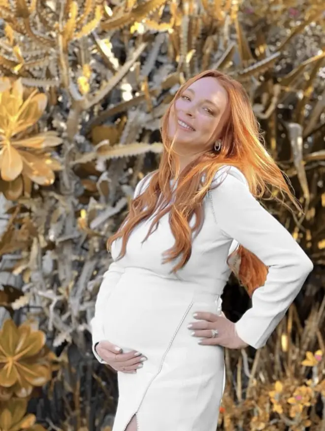 Lindsay Lohan has given birth to her first baby