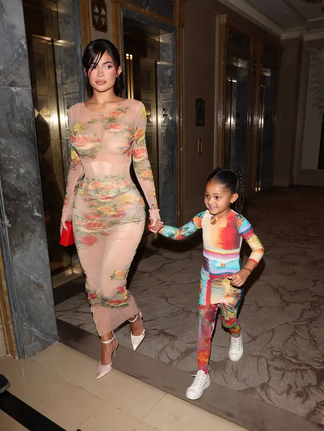 Kylie Jenner with daughter Stormi