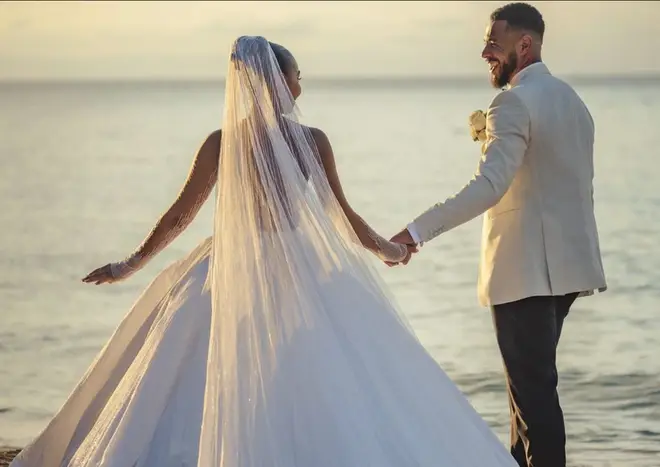 Leigh-Anne and Andre shared their wedding photos