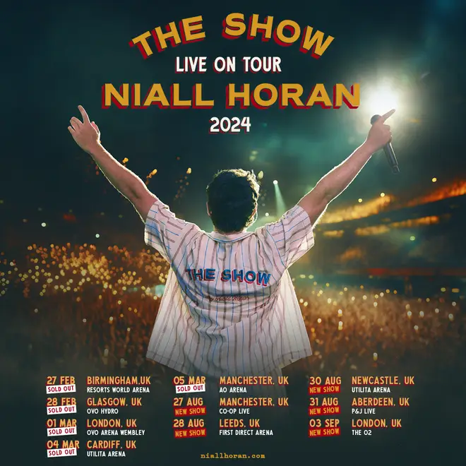 Niall Horan has added more UK and Ireland dates to The Show Live on Tour