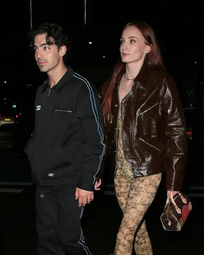 Joe Jonas and Sophie Turner pictured in London in April