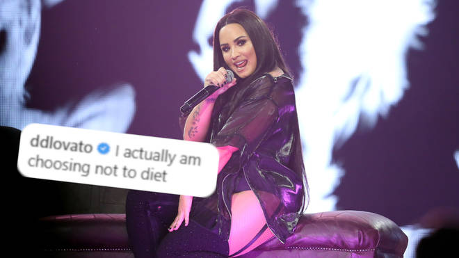 Demi Lovato reacted to someone who fat-shamed her on Instagram