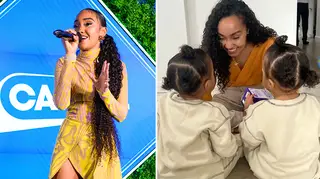 Leigh-Anne shared her kids' adorable reaction to her music