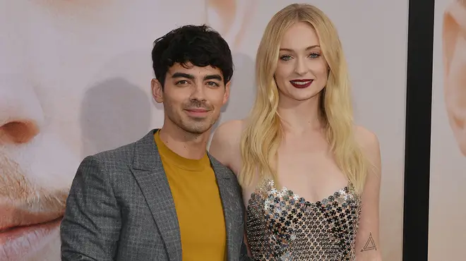 Joe Jonas and Sophie Turner on the red carpet