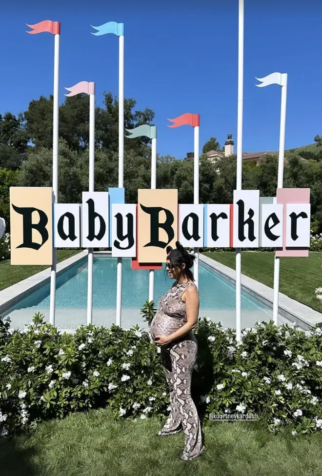 Kourtney Kardashian threw a Disney-themed baby shower