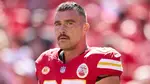 Travis Kelce plays for the Kansas City Chiefs and is rumoured to be dating Taylor Swift
