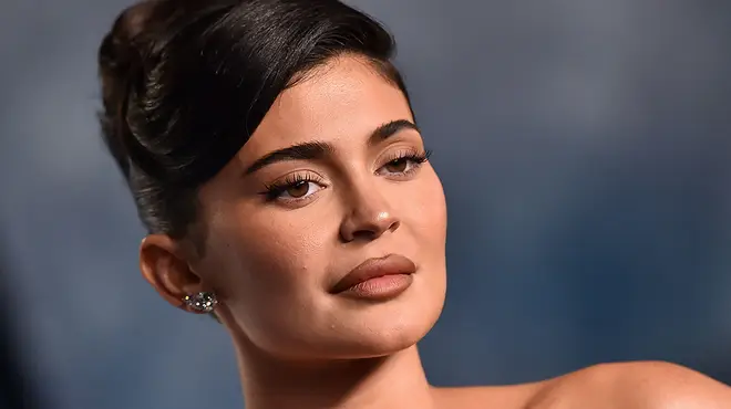 Kylie Jenner with a sophisticated up do on the red carpet