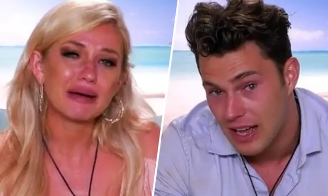 Amy Hart has left the Love Island villa after being dumped by Curtis Pritchard