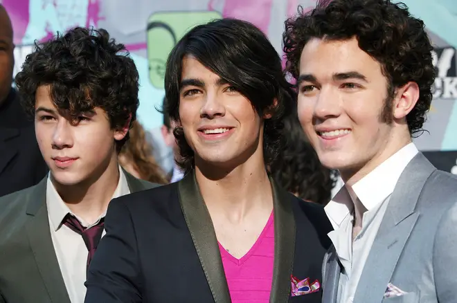 The Jonas Brothers at the premier of Disney's Camp Rock