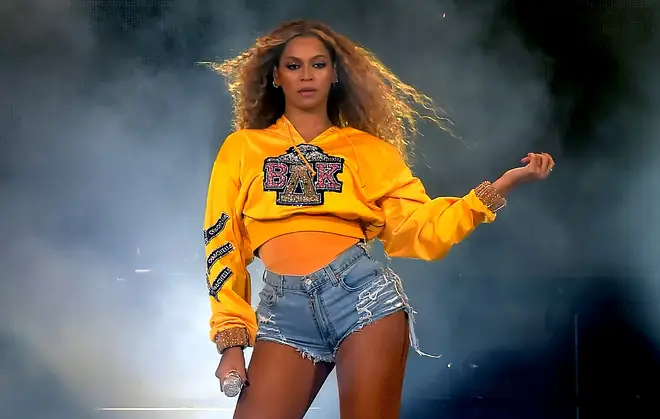 Beyonce performs at Coachella festival, a year after she gave birth to twins Rumi and Sir