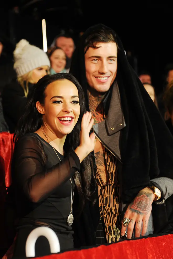 Stephanie Davis and Jeremy McConnell at the final of Celebrity Big Brother