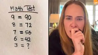What answer do you get when you work out this maths test?