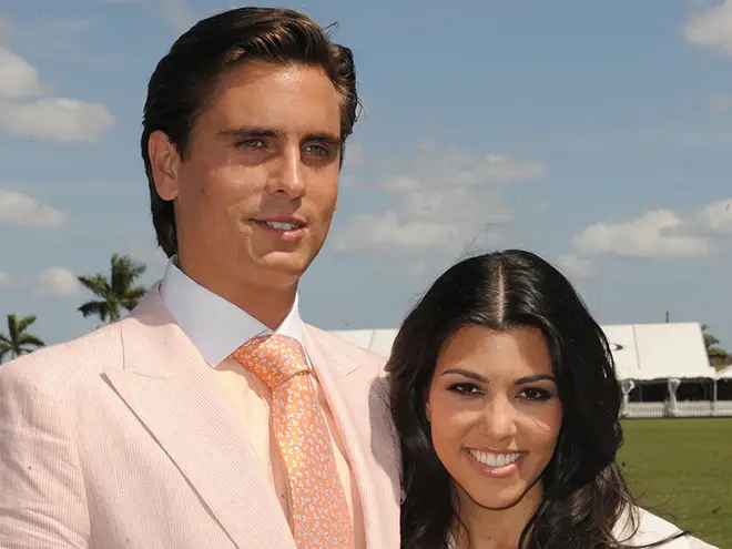 Young Scott Disick and Kourtney Kardashian