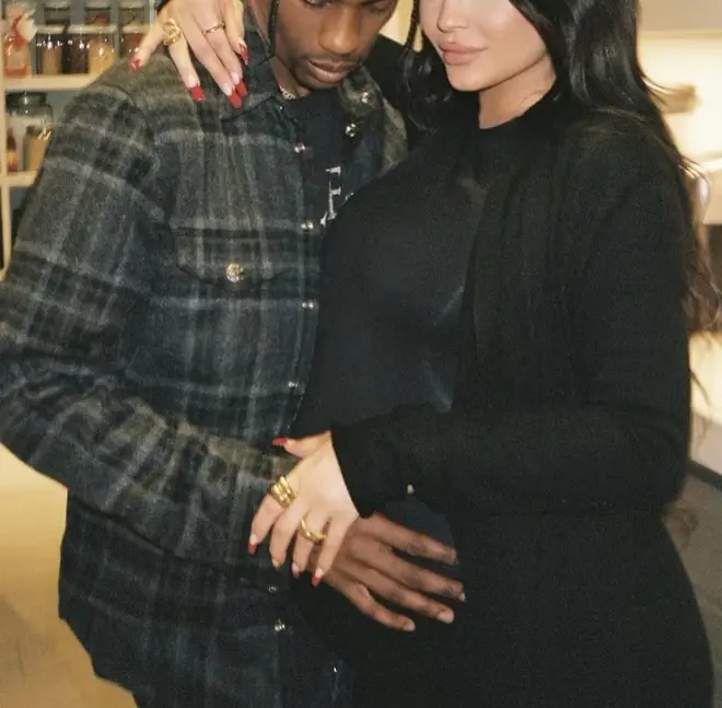 Kylie Jenner and Travis Scott announce the arrival of their son in February 2022