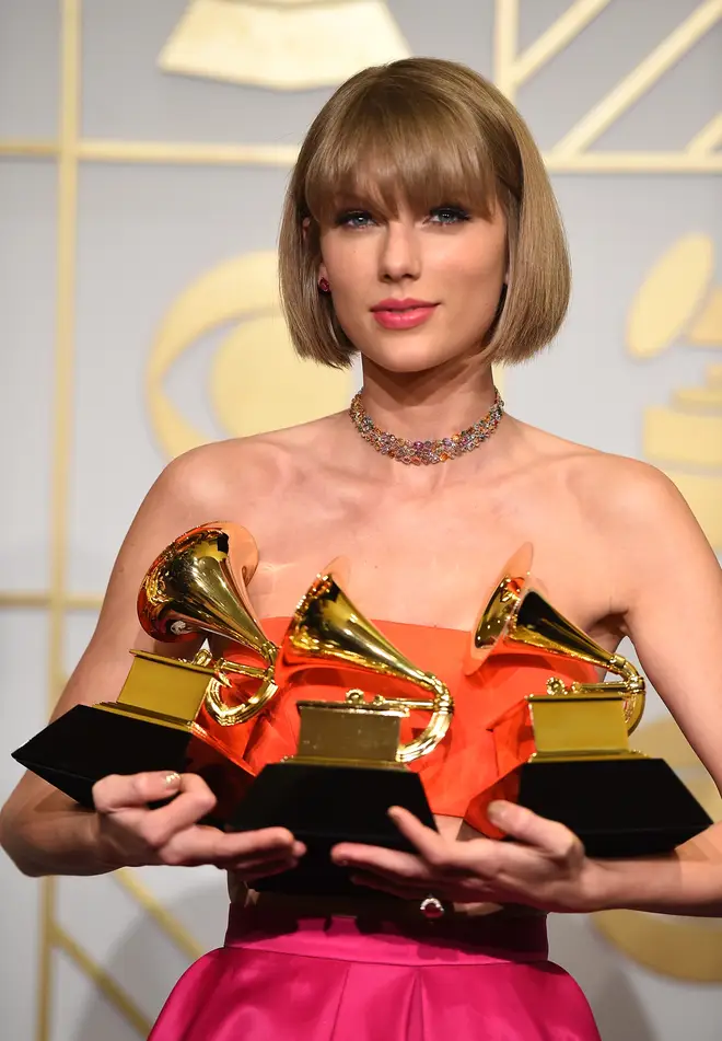 Taylor Swift win three Grammys for '1989' when it was originally released