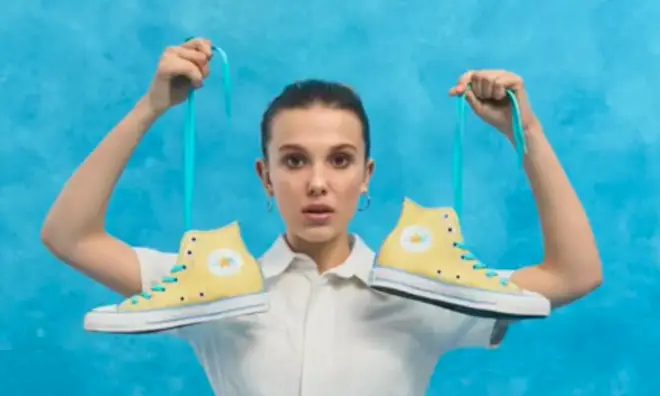 Millie Bobby Brown has teamed up with Converse