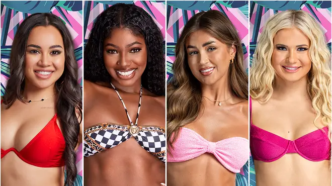 Some of the female contestants from Love Island Games