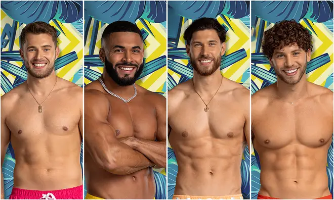 The men of Love Island Games