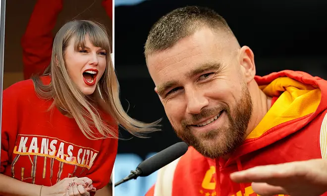 Taylor Swift shows her support for boyfriend Travis Kelce