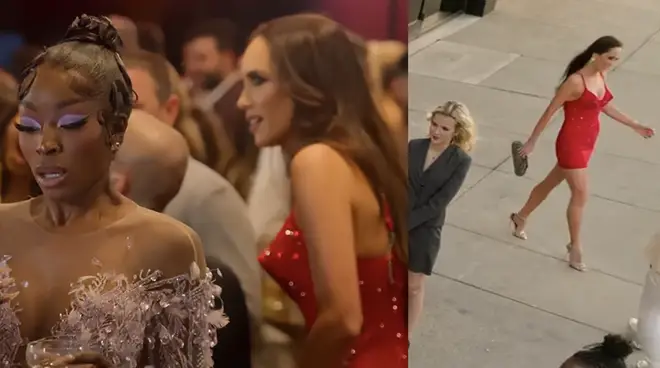 Davina appears in the background of Selling Sunset season 7