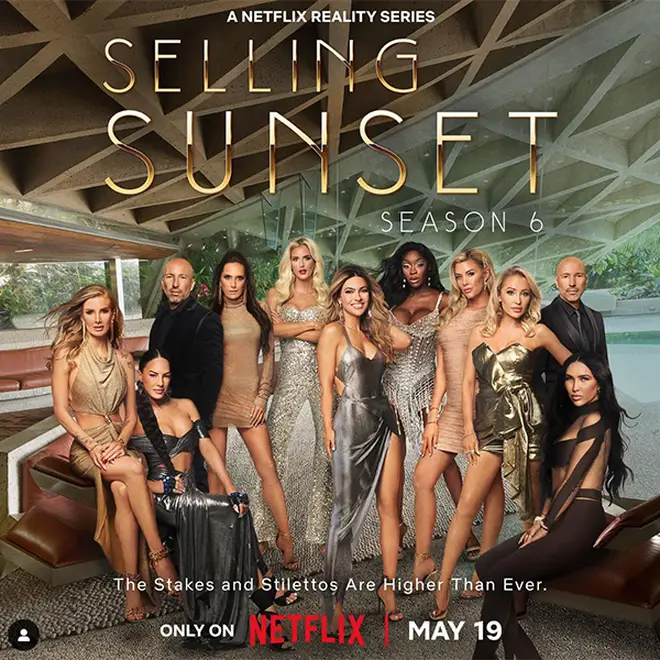 Selling Sunset season 6 featured Davina Portratz on the poster