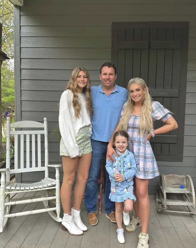 Jamie Lynn and her family, husband Jamie, and children Maddie and Ivey