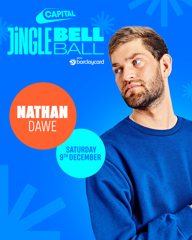 Nathan Dawe is on the Jingle Bell Ball with Barclaycard 2023 line-up
