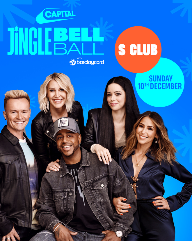 S CLUB joins Capital's Jingle Bell Ball with Barclaycard 2023