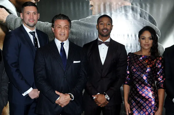 Tony Bellew was in Creed with Sylvester Stallone, Michael B. Jordan and Tessa Thompson