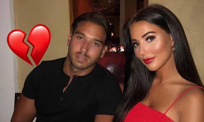 Yazmin Oukhellou and James Lock have broken up