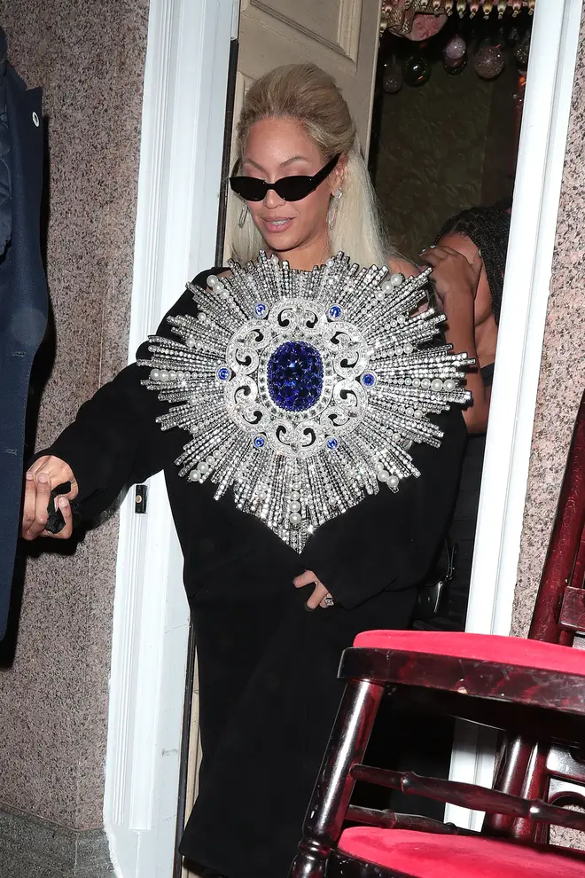 Beyoncé leaving her Renaissance film premiere after party like the icon she is